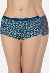 Amante Low Rise Three-Fourth Coverage Boyshort (Pack of 2)- Multicolor — thumbnail 1